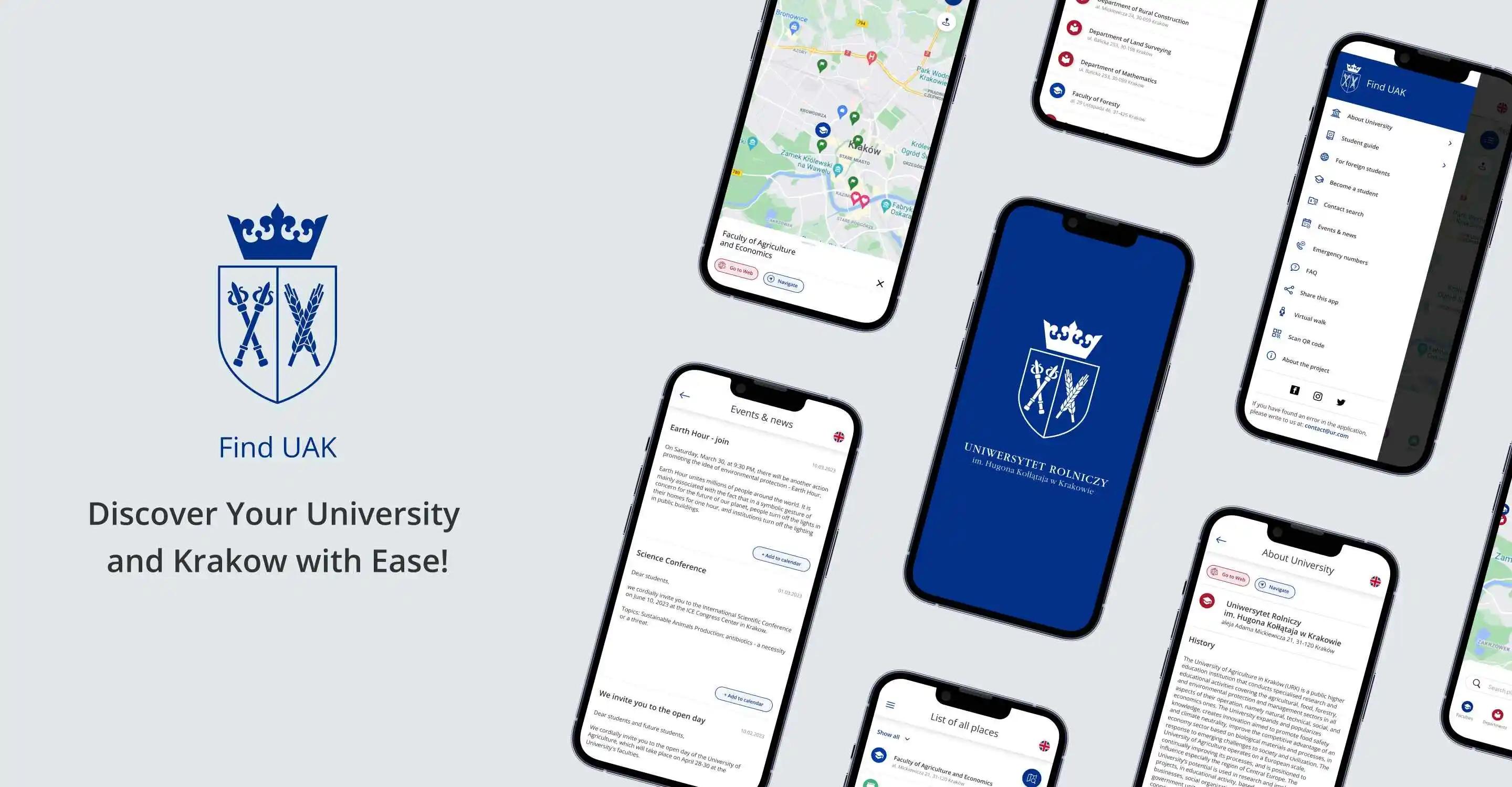 Uniwersytet Rolniczy - Aplikacja Mobilna