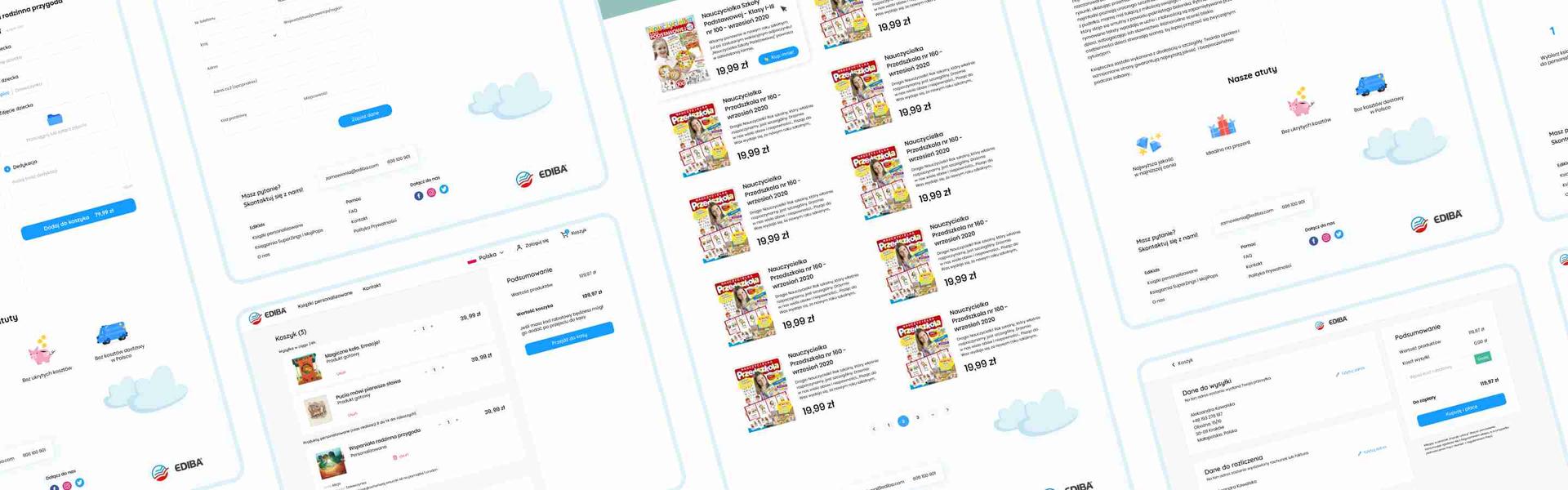 ediikids app wireframe full view 2
