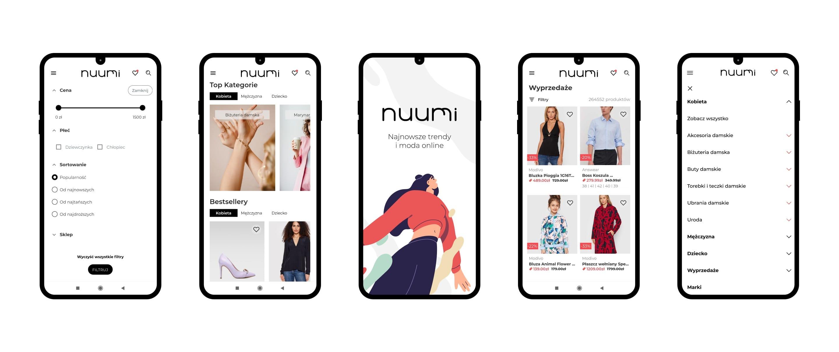 optimal UX solution for e-commerce app