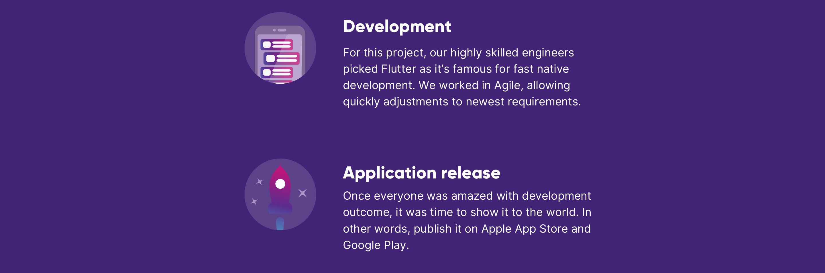 UEK Juvenalia application development process: , programming, app release, 
