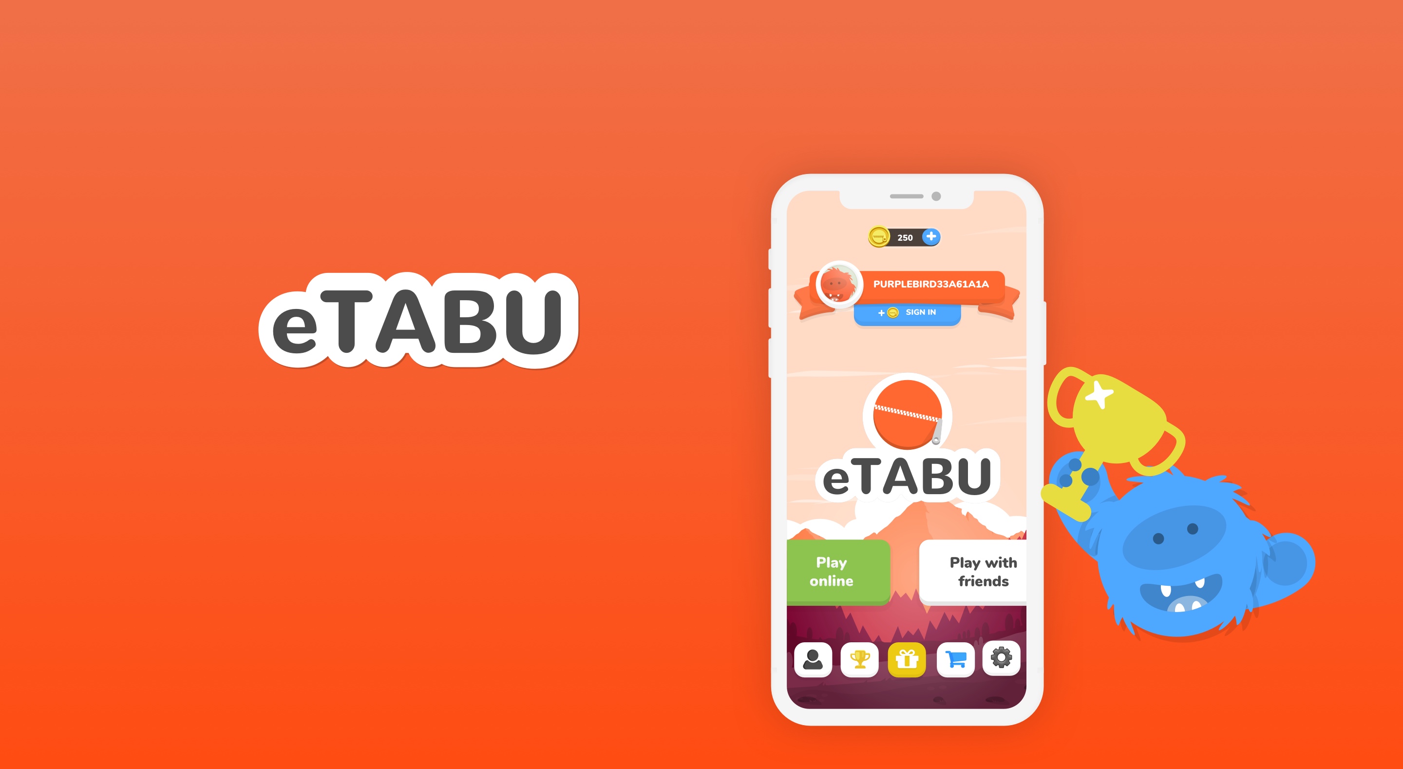 eTabu - mobile game with online mode - always at hand