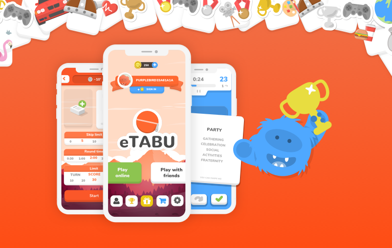 eTabu - mobile game with online mode - always at hand